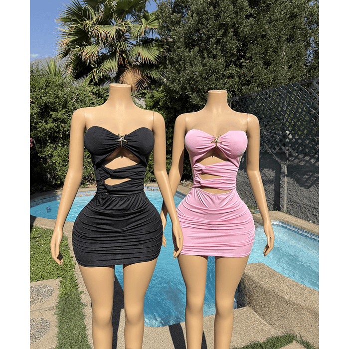 Vestido strapless Nudo Coleccion Onlygloss®