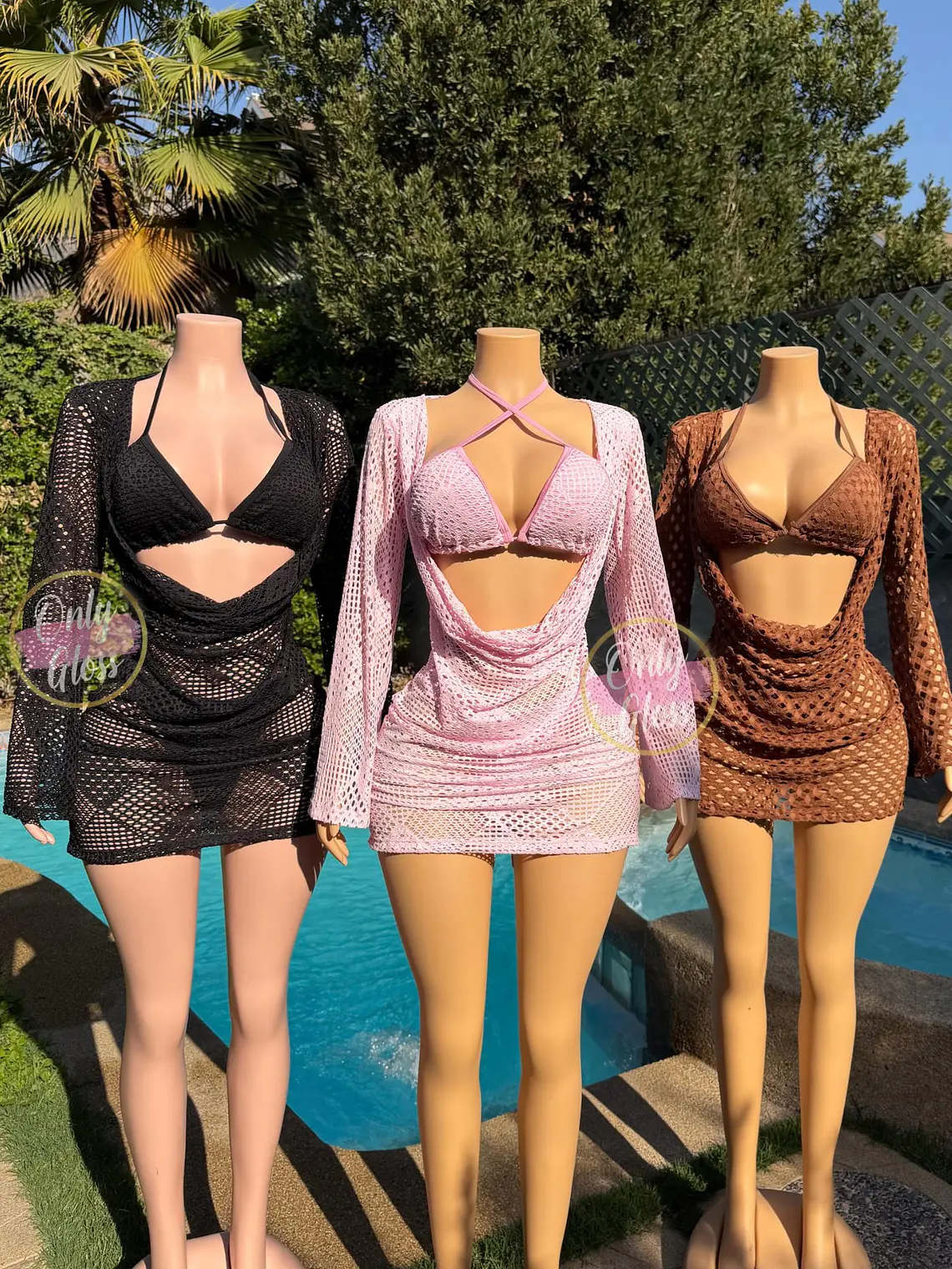 Set Playero Salida de baño + Bikini brasileño 1