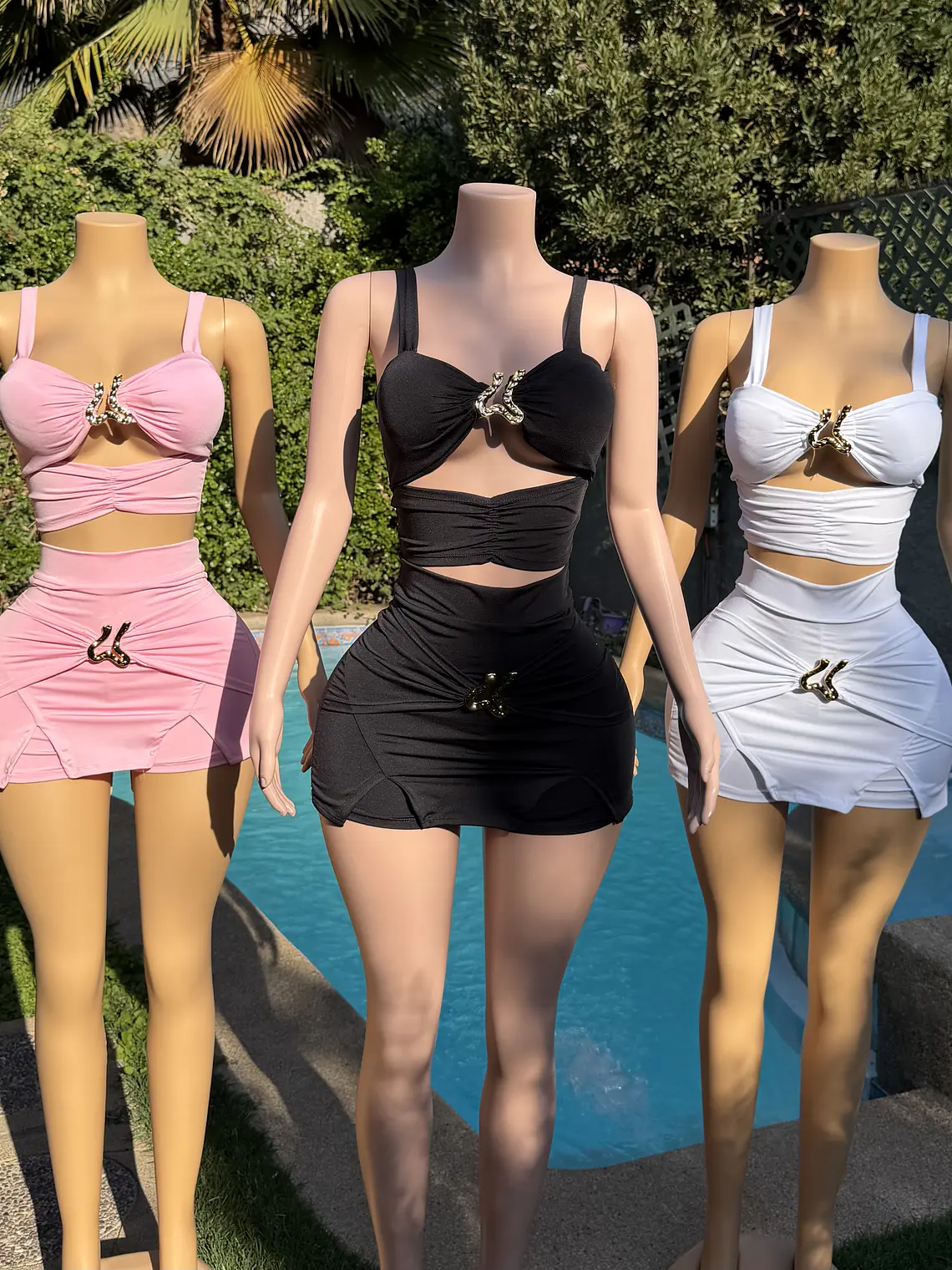 Conjunto Hebilla Falda Short más Top 1