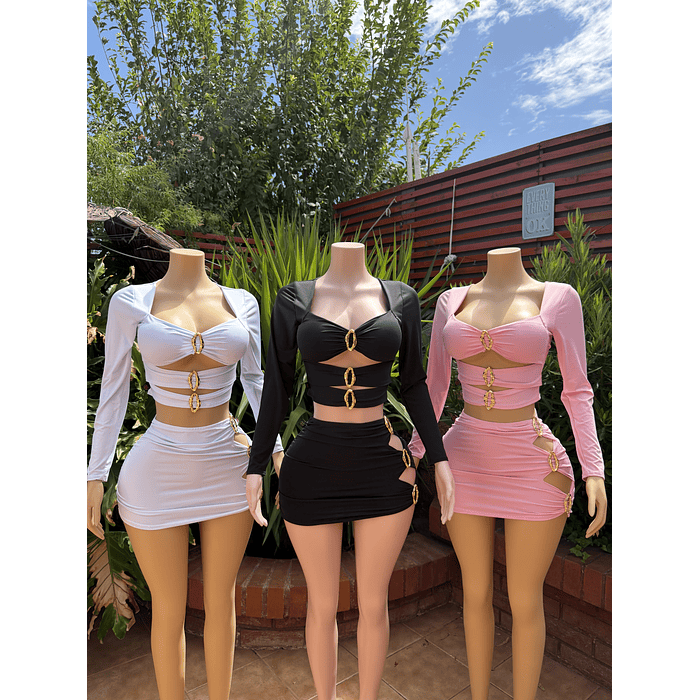 Crop Premium triple Hebilla