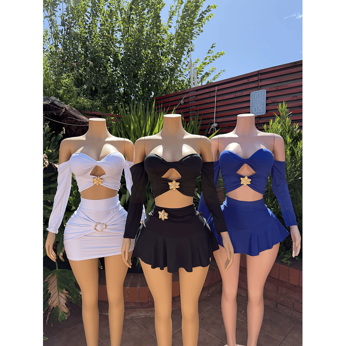 Crop Strapless Flor Diseño Propio Onlygloss®