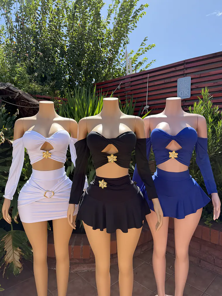 Crop Strapless Flor Diseño Propio Onlygloss® 1