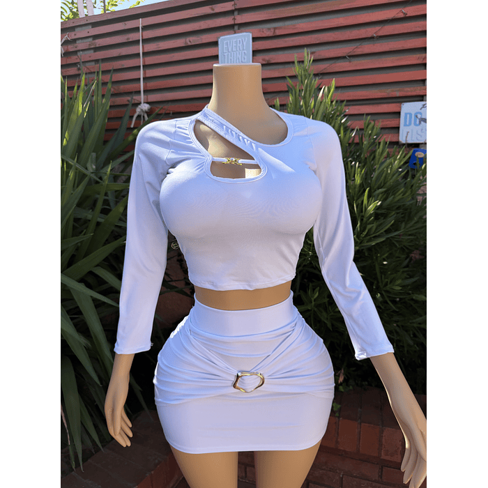 Crop Manga larga LUXURY