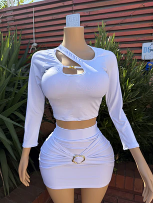 Crop Manga larga LUXURY