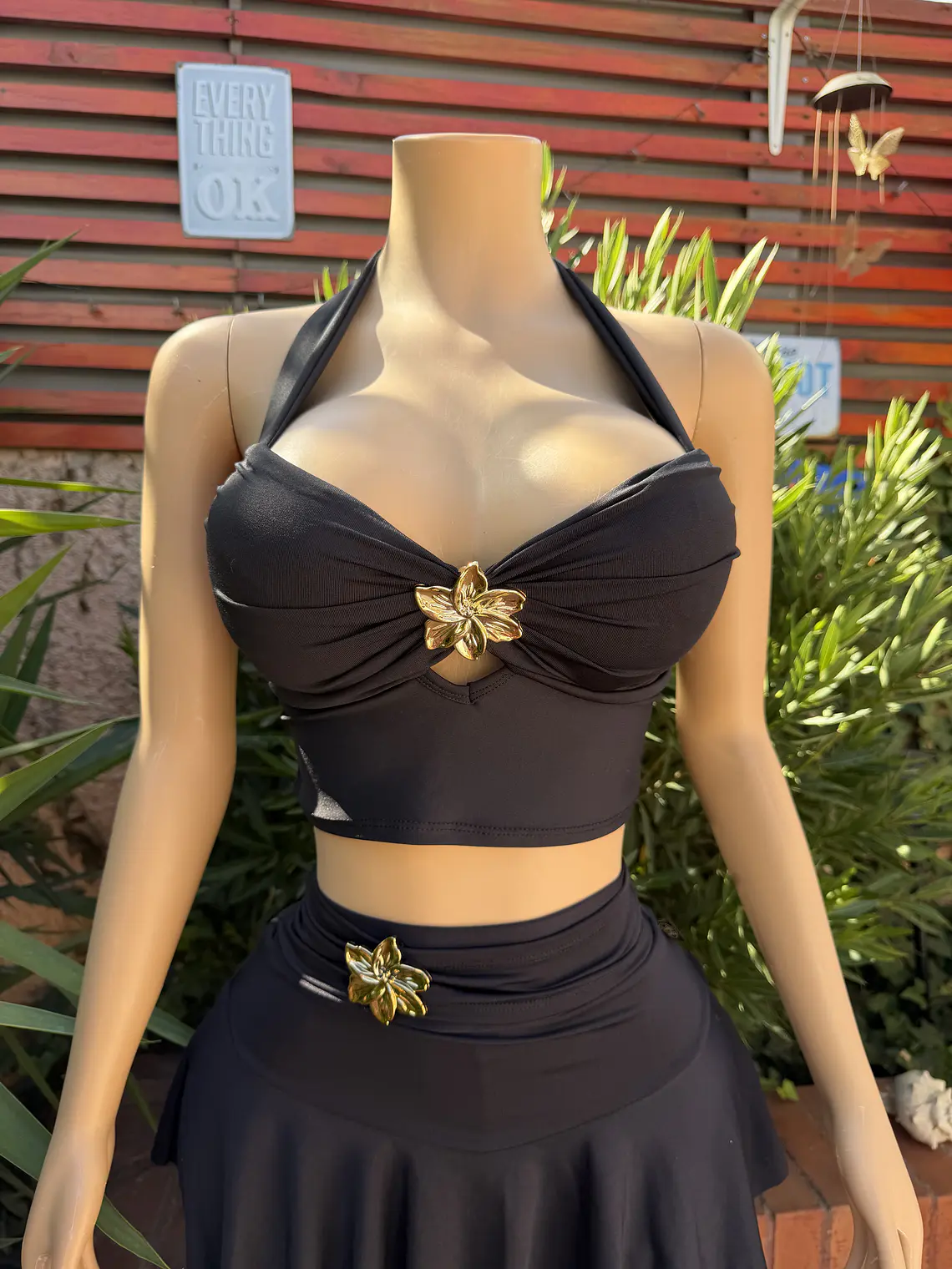Crop flor lazo Cuello 1