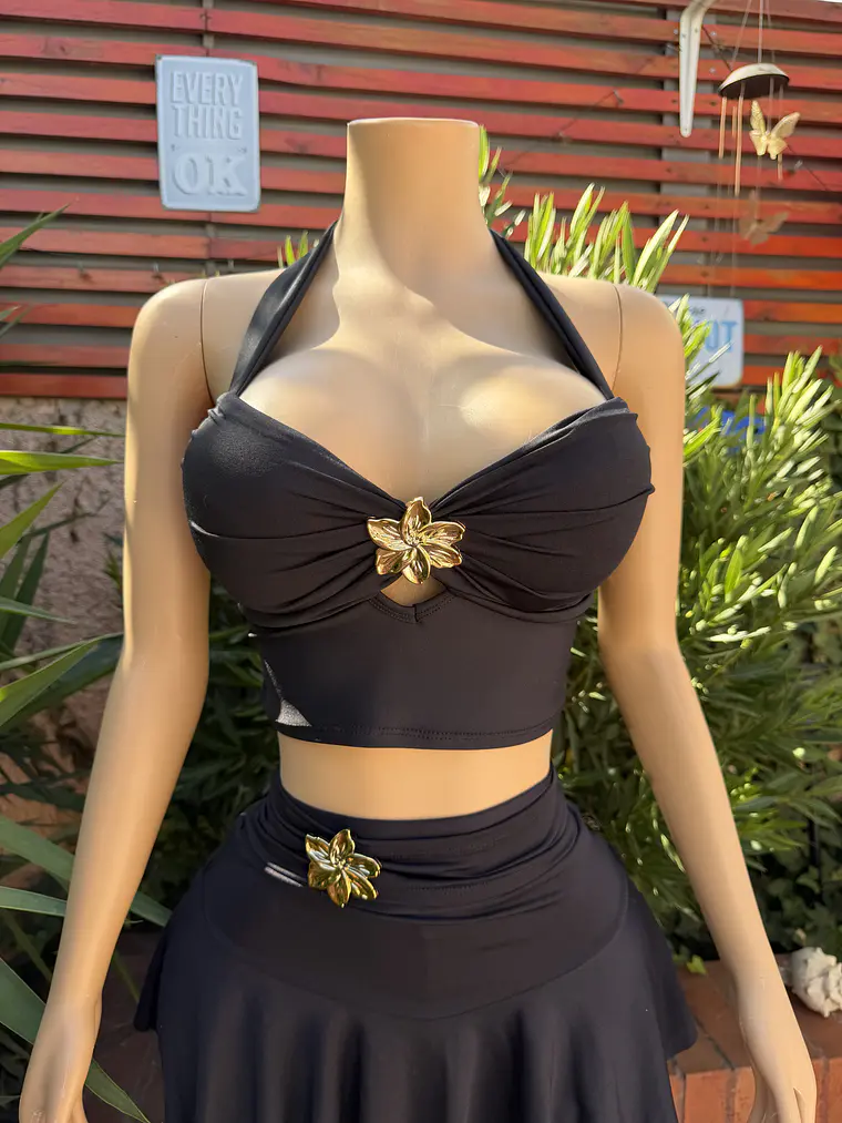 Crop flor lazo Cuello 1