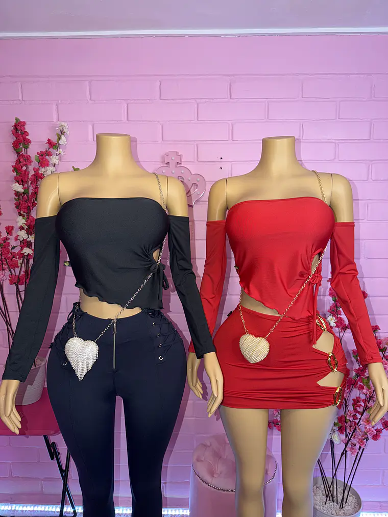 Crop strapless diseño lateral Abdomen 1
