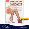 Mini Media Mujer Con Cobre Elasticada