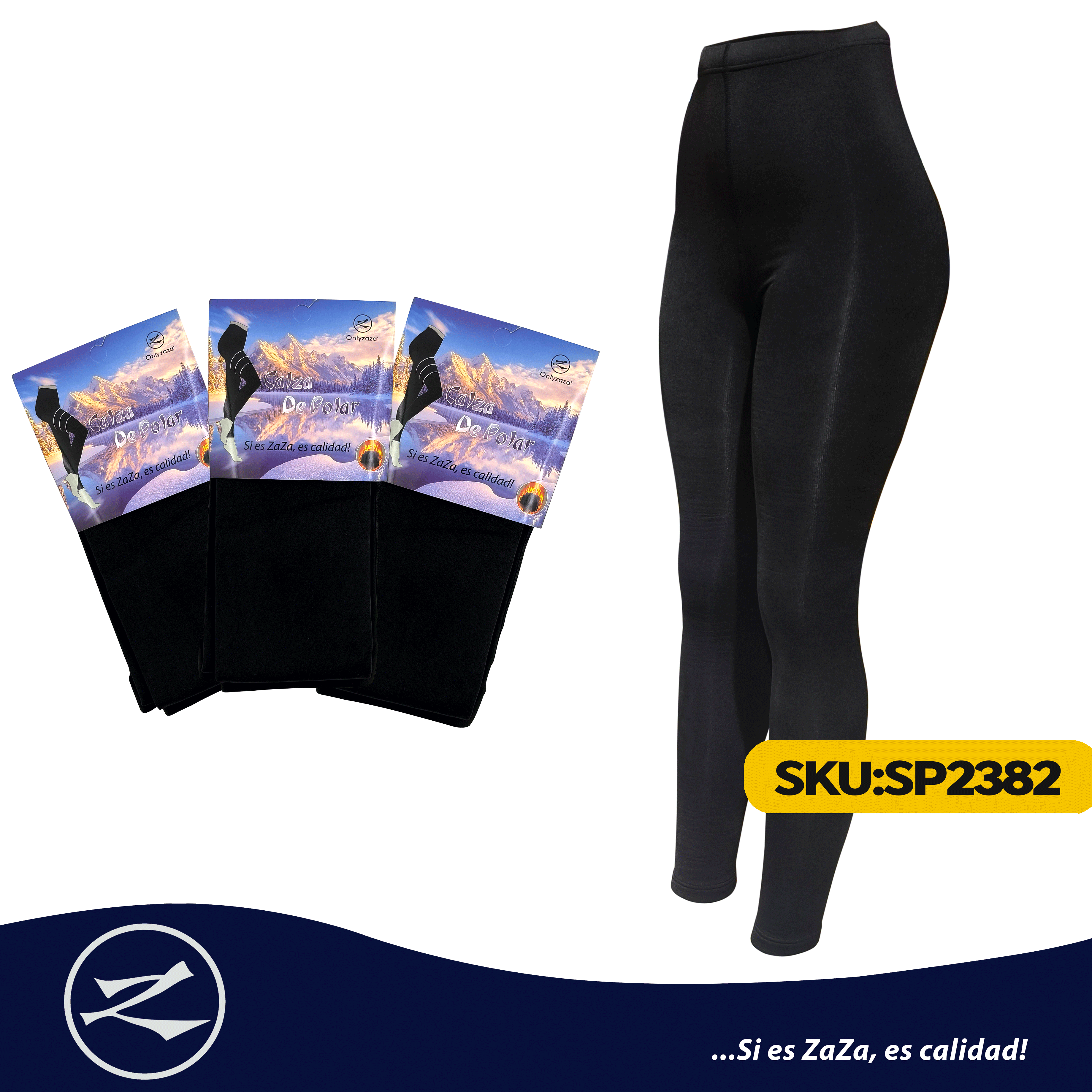 Calza de Polar Negro