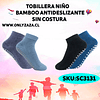 Tobillera Niño Bamboo Antideslizante Sin Costura