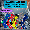 Calcetín Algodón Funny Socks Unisex Sin Costura