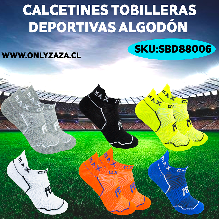 Calcetines Tobilleras Deportivas Algodón