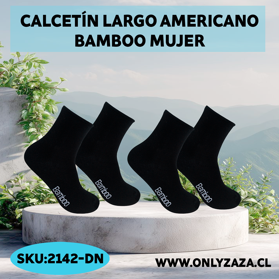 Calcetín Largo Americano Bamboo Mujer