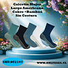 Calcetín Mujer Largo Americano Cobre +Bamboo Sin Costura