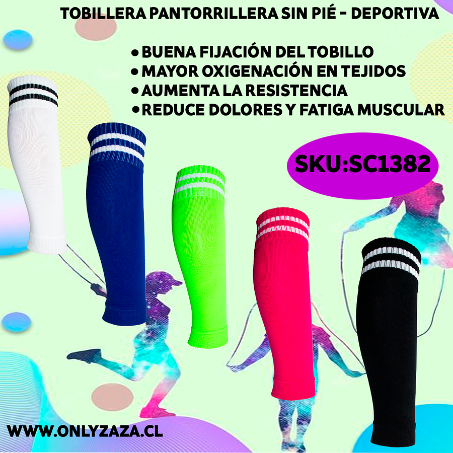 Tobillera Pantorrillera sin Pié - Deportiva
