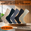 Calcetín Liso Hombre Bamboo Vestir Sin Costura 