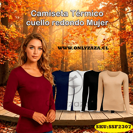 Camiseta Térmico cuello redondo Mujer 