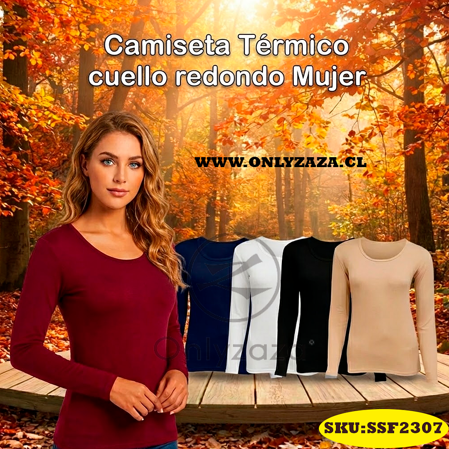 Camiseta Térmico cuello redondo Mujer 