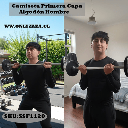 Camiseta Primera Capa Algodón Hombre