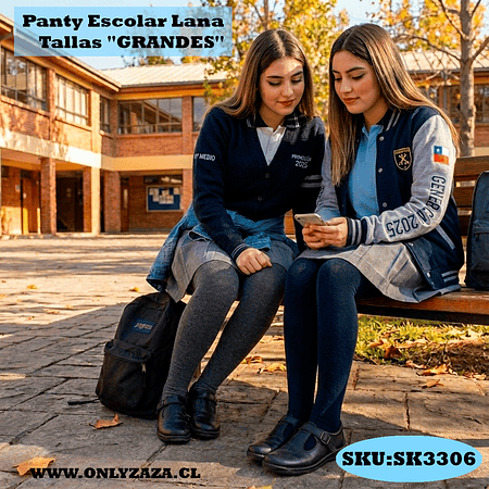 Panty Escolar Lana - Tallas ''Grandes''
