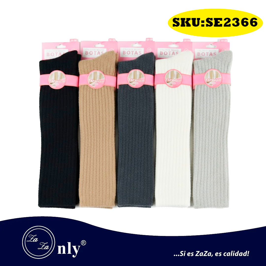 Calcetín Soft Botas Mujer Sin Cotura