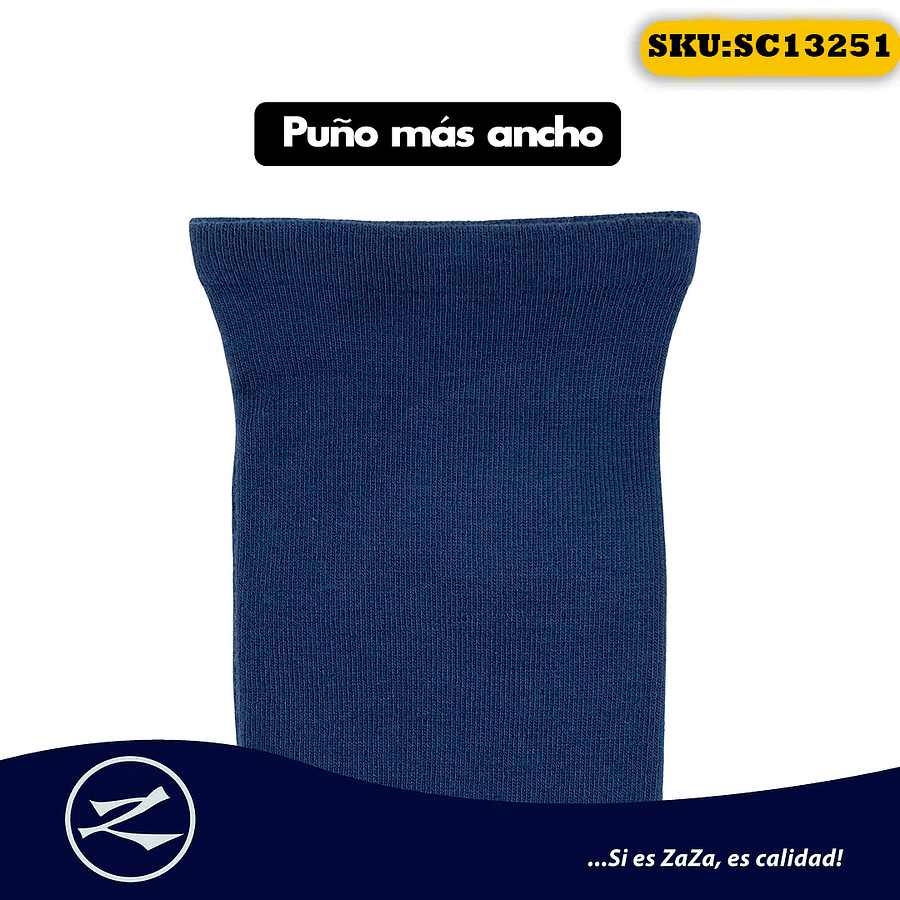 Calcetín largo Bamboo Diabético - Sin costura - Puño ancho