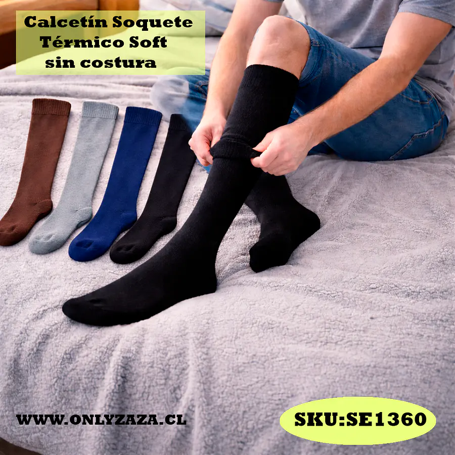 Calcetín Soquete Térmico Soft, sin costura