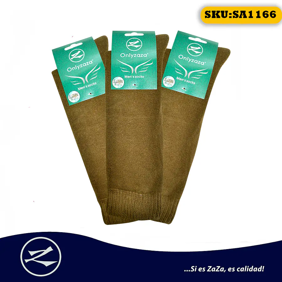 Calcetín Uniformado Lana con Algodon Toalla Hombre