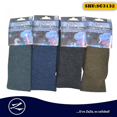 CALCETIN TÉRMICO ACTIVEWOOL - SIN COSTURA