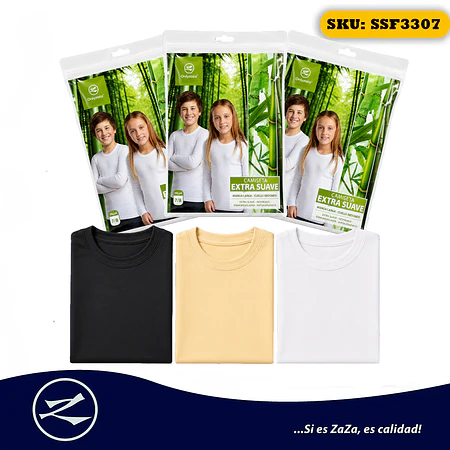 Camiseta Niño Extra Suave-Cuello Redondo