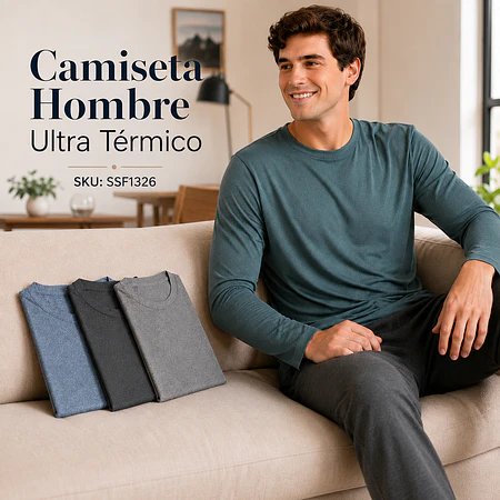 Camiseta Hombre Ultra Térmico 