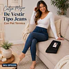 Calza Mujer De Vestir Tipo Jeans Con Piel Térmica