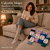 Calcetín Mujer Bamboo +Diabético Sin Costura, PUÑO MAS ANCHO