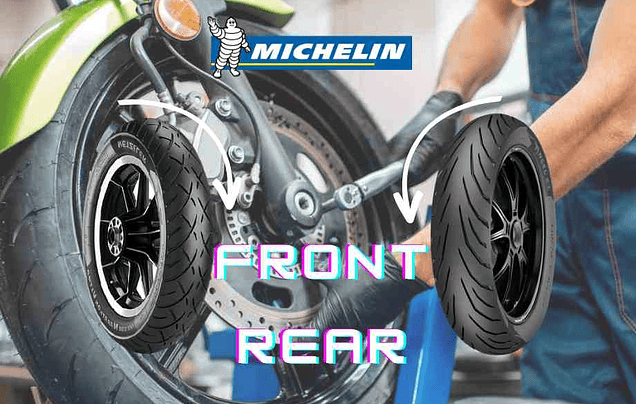 ¿Se puede montar un neumático trasero de moto en la rueda delantera?