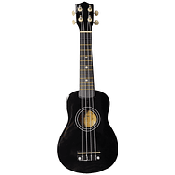 UKELELE Accacia SOPRANO NEGRO