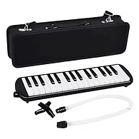 MELODICA Gcr 32 NOTAS NEGRA CASE SEMI RIGIDO