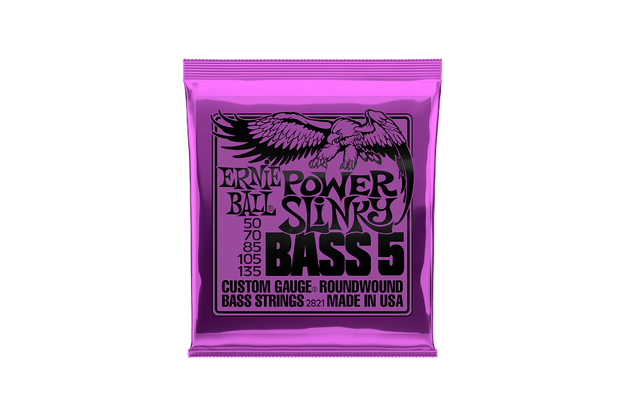 CUERDAS BAJO ELECTRICO Ernie Ball 2821 POWER SLINKY 50-135