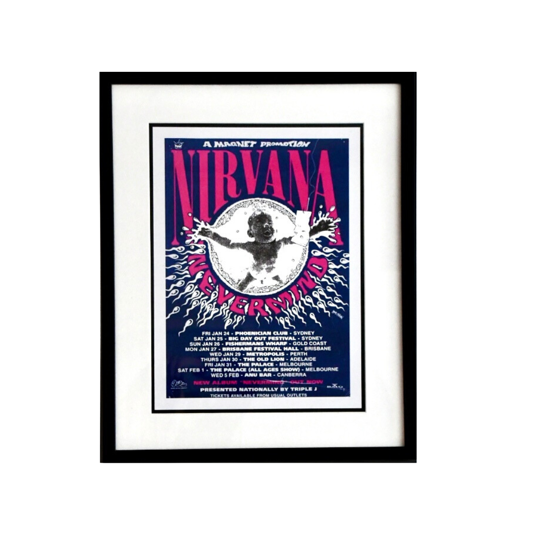 NIRVANA AUSTRALIAN TOUR NEVERMIND 1992