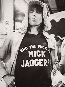 KEITH RICHARDS - WHO IS MICK JAGGER?