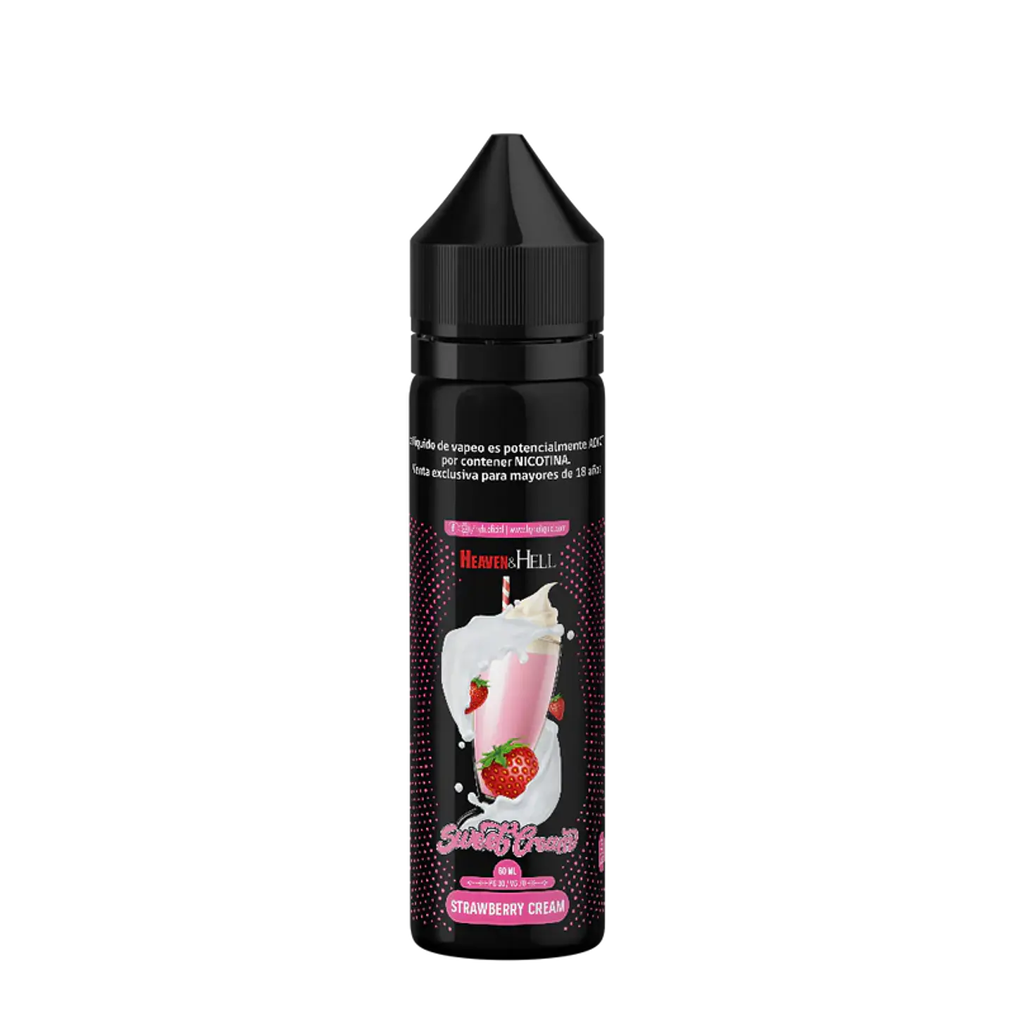 Heaven & Hell E-liquid Strawberry Cream 3% 60ml 1