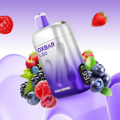 VAPER DESECHABLE MIXED BERRIES 28000 PUFFS 5% - OXBAR LISO
