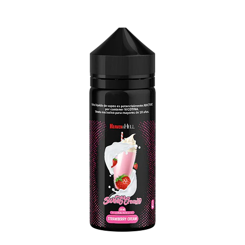 Heaven & Hell E-liquid Strawberry Cream 3% 120ml