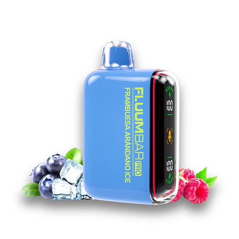 Vaporizador Desechable Frambuesa Arándano Ice 30000 Puffs - Fluumbar Pro