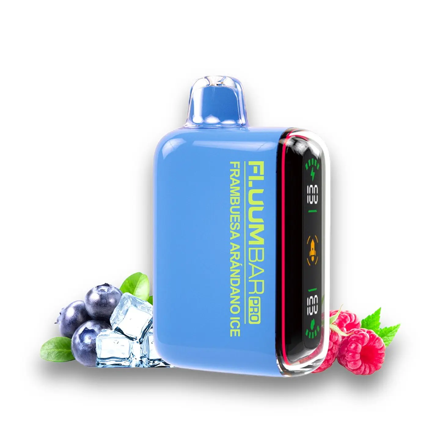 Vaporizador Desechable Frambuesa Arándano Ice 30000 Puffs - Fluumbar Pro 1