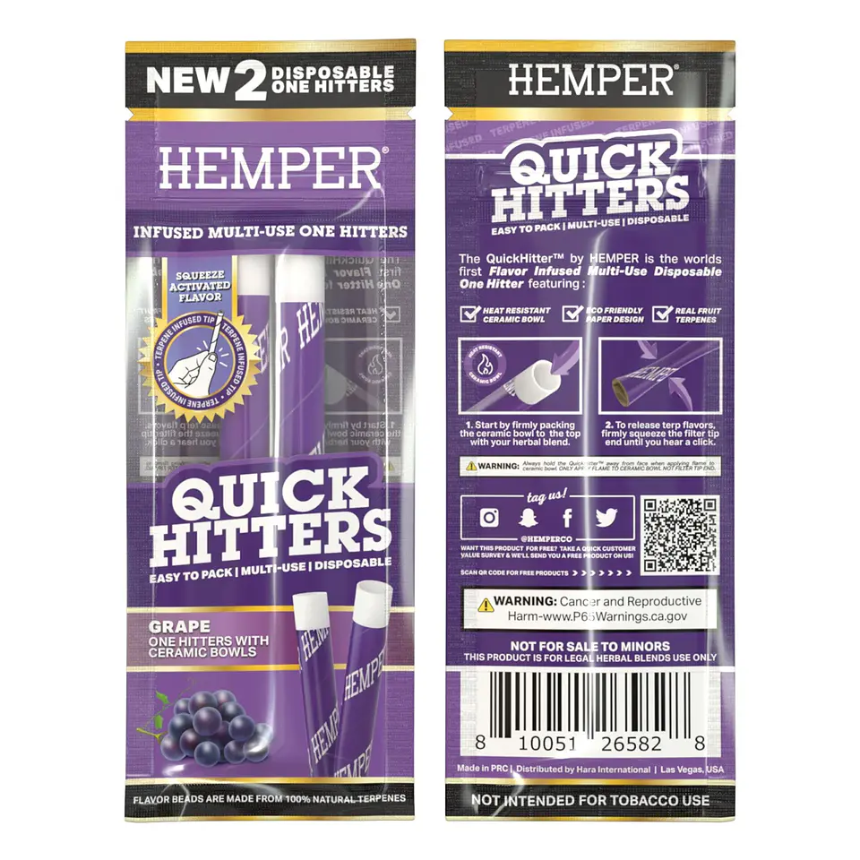 Hemper Quick Hitter - 2 unidades – Uva 1