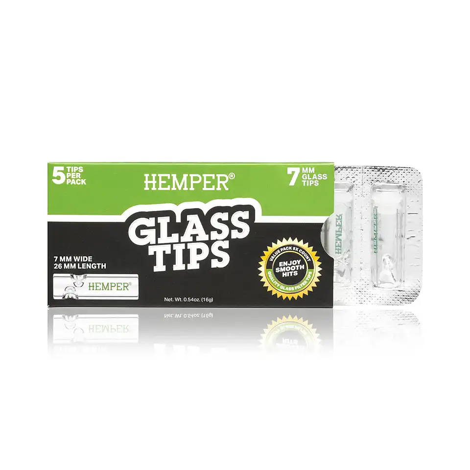 Hemper Glass Tips Boquillas De Vidrio 7mm 1