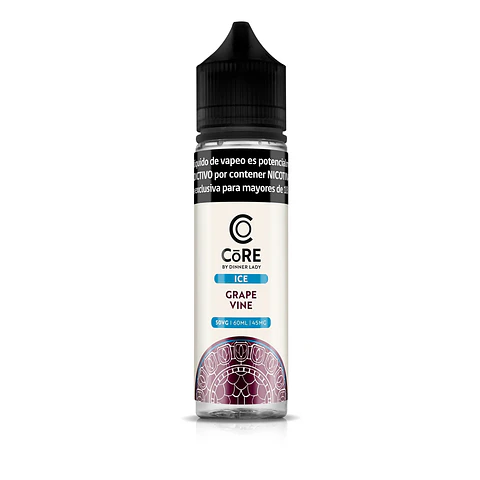 E-Liquid Grape Vine Salt 45mg 60ml - Core Ice by Dinner Lady