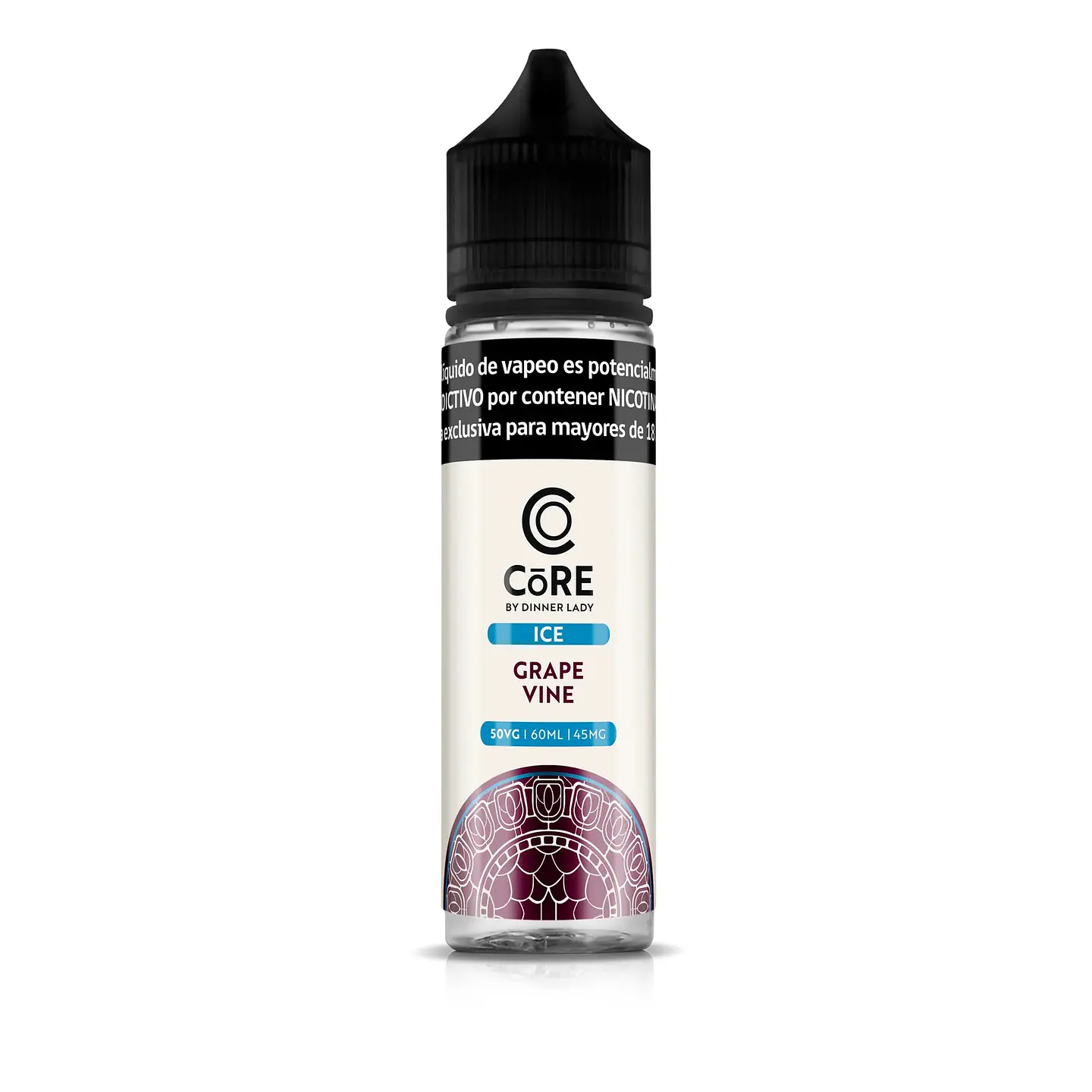 E-Liquid Grape Vine Salt 45mg 60ml - Core Ice by Dinner Lady 1