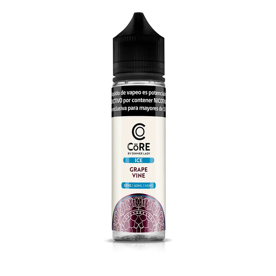 E-Liquid Grape Vine Salt 45mg 60ml - Core Ice by Dinner Lady 1