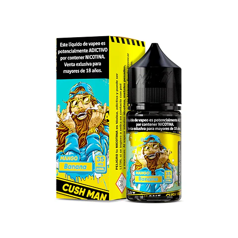 E-Liquid Cush Man Banana Salt 35mg 30ml - Nasty Juice